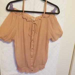 NWOT Poetry Clothing  Peasant Blouse Medium